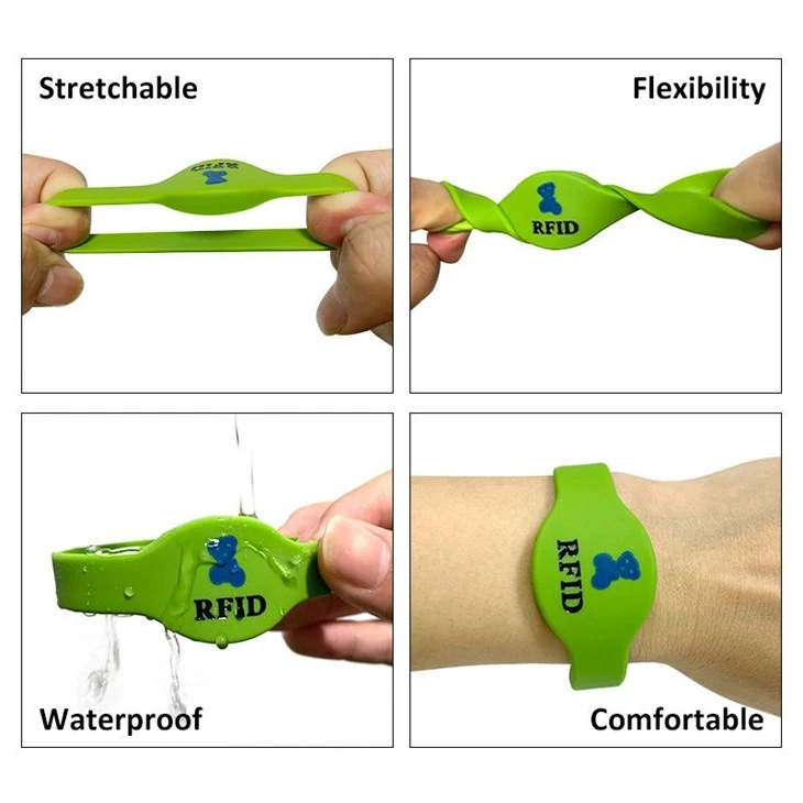 Rubber Silicone Sports RFID Wristband high quality